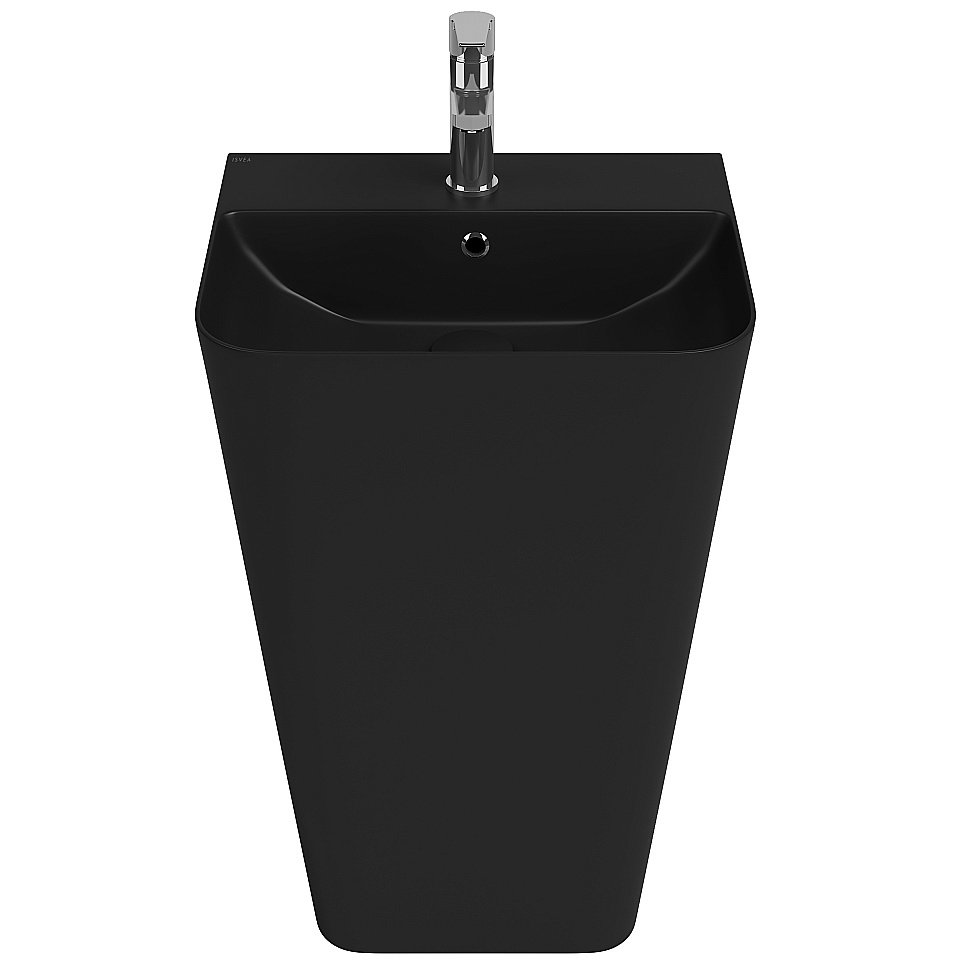 Раковина ISVEA Sott'Aqua 50 10SQ37001SV-2N черный матовый купить в интернет-магазине Sanbest