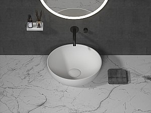 Раковина Boheme Monaco 39 879-39 белая матовая купить в интернет-магазине Sanbest