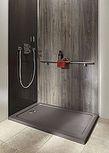 Душевой поддон Jacob Delafon FLIGHT SAFE COULEUR E62481-F-M53 140x90 серый купить в интернет-магазине Sanbest