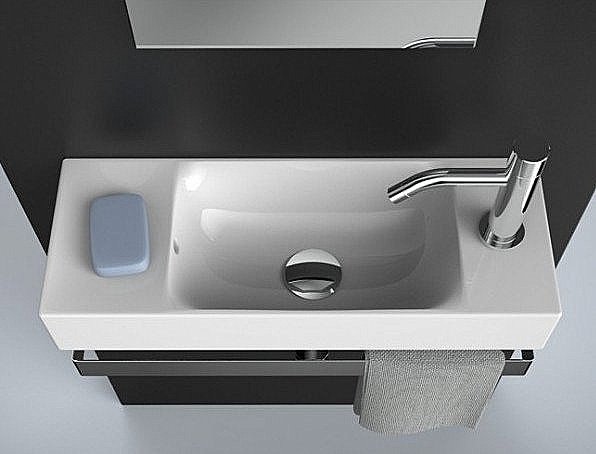 Раковина подвесная Artceram Lavamani Brick 54 LML002 01 00 белая купить в интернет-магазине Sanbest