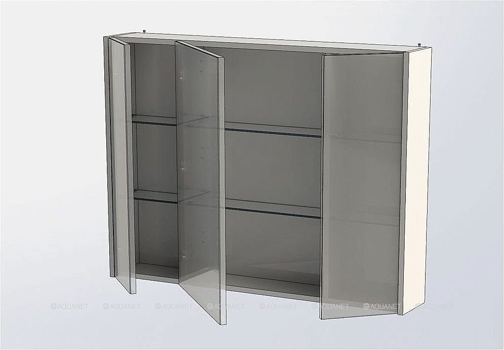 Зеркальный шкаф Aquanet Остин 105 дуб кантербери купить в интернет-магазине сантехники Sanbest