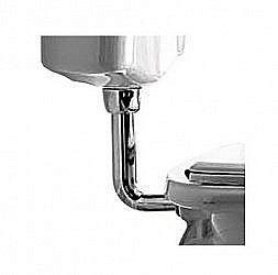 Труба для низкого бачка Kerasan Retro 757190, хром купить в интернет-магазине сантехники Sanbest