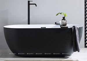 Акриловая ванна Aquanet DELIGHT 289723 170x78 белый/черный купить в интернет-магазине Sanbest