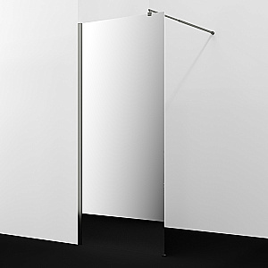 Душевое ограждение WasserKRAFT Rur 30W46GR-MR 110 профиль графит/стекло зеркальное купить в интернет-магазине Sanbest