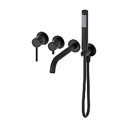 Смеитель для ванны Oliveeka Y OL-889017-MB черный матовый купить в интернет-магазине сантехники Sanbest