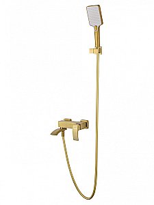 Смеситель для ванны с душем WONZON & WOGHAND FIT, Брашированное золото (WW-88639009- BG) купить в интернет-магазине сантехники Sanbest