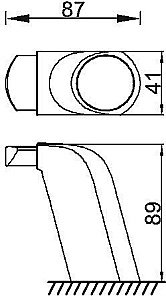 Крючок Rush Flores FL08210 купить в интернет-магазине сантехники Sanbest