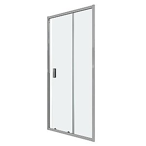 Душевая дверь Niagara Eco 90 NG-631-9A профиль хром/стекло прозрачное купить в интернет-магазине Sanbest