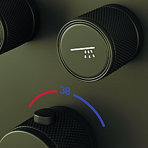 Душевая система Sancos Space SC3006MB черная матовая купить в интернет-магазине сантехники Sanbest