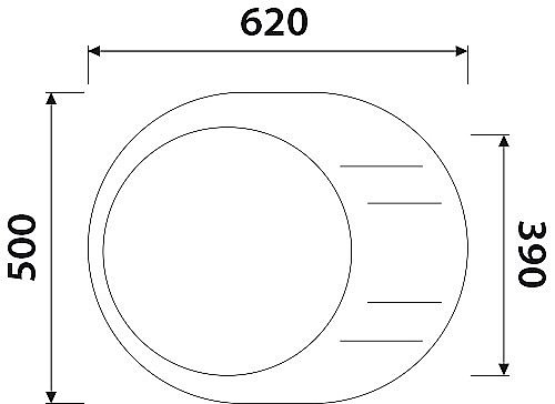 Мойка кухонная Kaiser KGMO-6250-W белая купить в интернет-магазине сантехники Sanbest