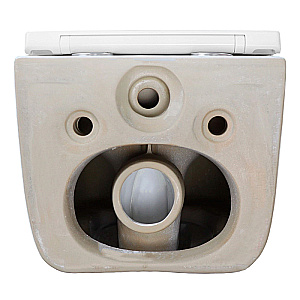 Унитаз подвесной Azario SERENATA AZ-5101T-WHT белый, безободковый, с крышкой микролифт, слив торнадо купить в интернет-магазине Sanbest