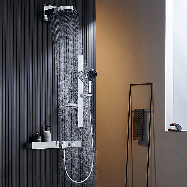 Душевая система Black&White Gravity GH9025NC хром глянцевый купить в интернет-магазине сантехники Sanbest