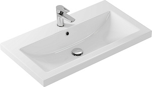 Мебель для ванной Cersanit MELAR 80 со смесителем, белая для ванной в интернет-магазине Sanbest