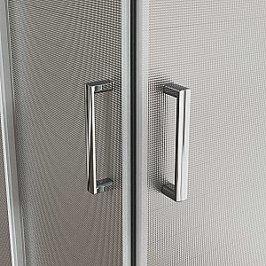 Душевой уголок Vincea City VSS-5CT9010MT 100х90 стекло текстурное/профиль хром купить в интернет-магазине Sanbest