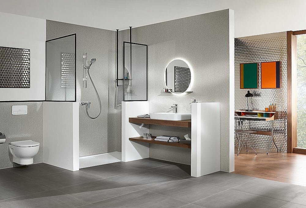 Зеркало Villeroy&Boch More to See Lite+ A4846500 65x65 в ванную от интернет-магазине сантехники Sanbest