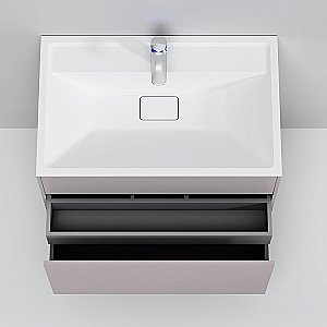 Тумба с раковиной AM.PM Inspire V2.0 80 серая матовая для ванной в интернет-магазине Sanbest