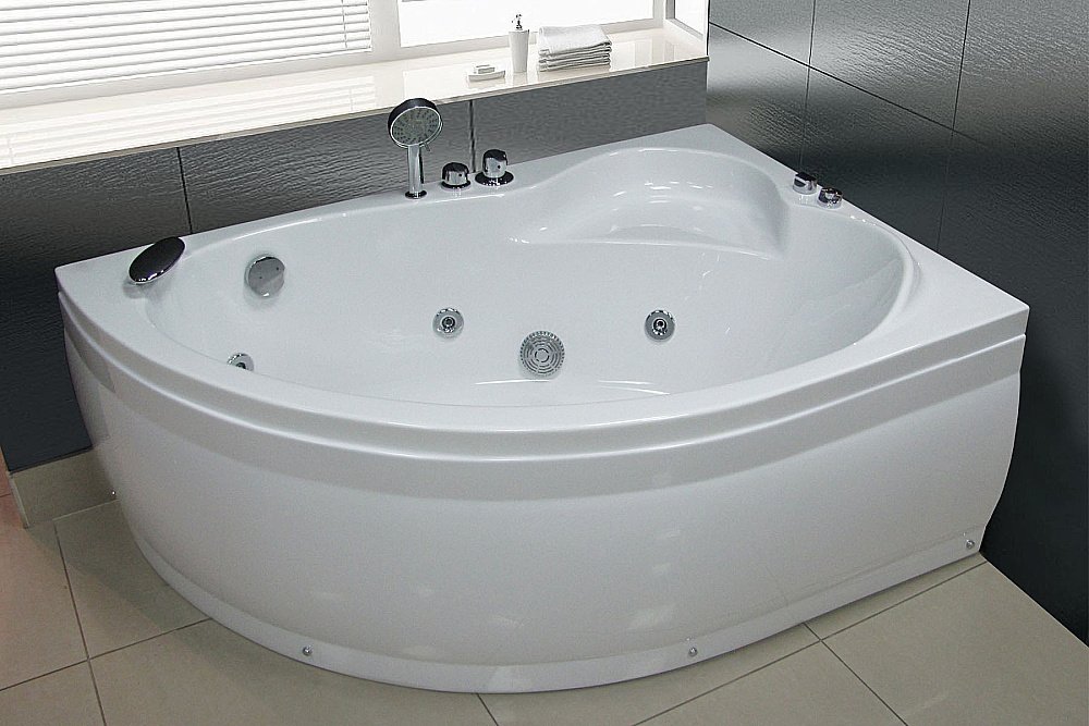 Акриловая ванна Royal Bath Alpine De Luxe RB819102DL 170x100 белая с гидромассажем купить в интернет-магазине Sanbest
