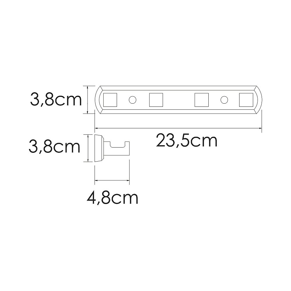 Крючок WasserKRAFT Rhin K-8774 никель купить в интернет-магазине сантехники Sanbest