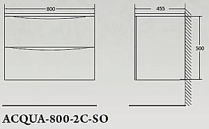 Тумба с раковиной BelBagno ACQUA 80 Pino Scania для ванной в интернет-магазине Sanbest