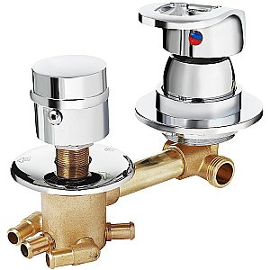 Душевая кабина Мономах XL Б/К 120x90x44 МЗ стекло прозрачное с рисунком мозаика/профиль хром купить в интернет-магазине Sanbest