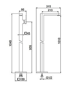Смеситель для раковины Webert PEGASO PE832101740 белый матовый купить в интернет-магазине сантехники Sanbest