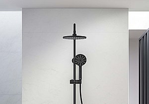 Душевая система Aquatek ЕВРОПА AQ2343MB черная матовая купить в интернет-магазине сантехники Sanbest