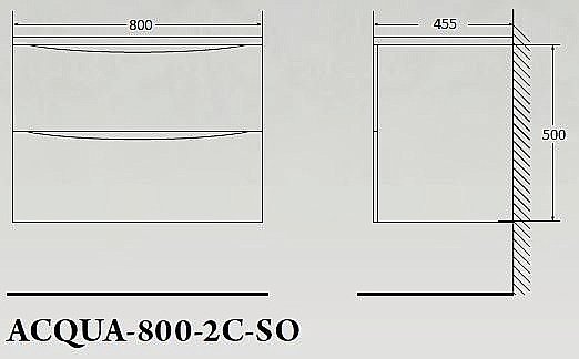 Тумба с раковиной BelBagno ACQUA 80 Pino Scania для ванной в интернет-магазине Sanbest