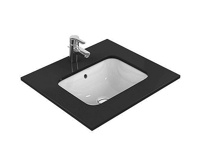 Раковина врезная снизу столешницы  Ideal Standard Connect 58 E506101 белая купить в интернет-магазине Sanbest