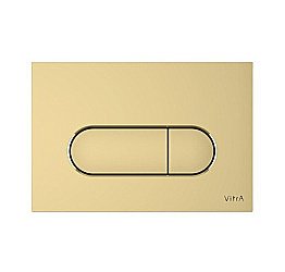 Кнопка для инсталляции Vitra Root Round 740-2224 золото купить в интернет-магазине сантехники Sanbest