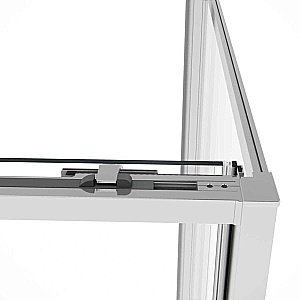 Душевой уголок Vincea Slim Soft VSR-1SS9011CL 110x90 стекло прозрачное/профиль хром купить в интернет-магазине Sanbest