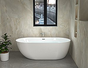 Ванна акриловая CeruttiSPA COMO CT9901 160х75 белая купить в интернет-магазине Sanbest