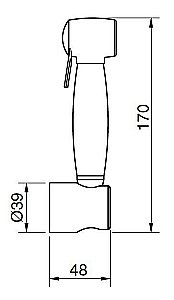 Гигиенический душ Cezares Atlantis U-IFS-01 купить в интернет-магазине сантехники Sanbest