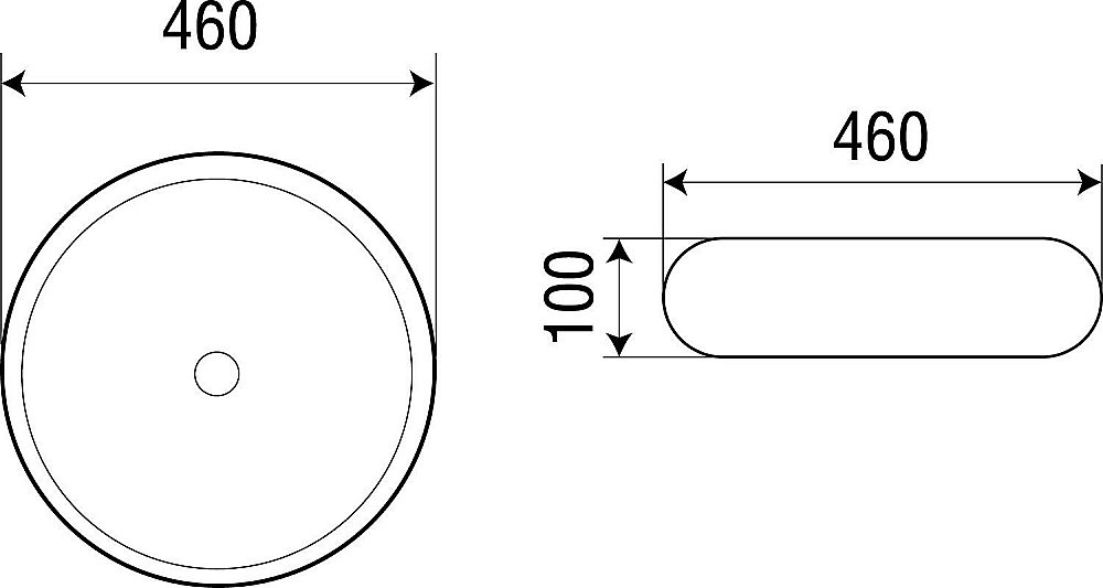 Накладная раковина WeltWasser WW ELBACH 3062 46 белая купить в интернет-магазине Sanbest