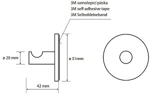 Крючок Bemeta OMEGA 104206262 хром купить в интернет-магазине сантехники Sanbest