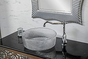 Зеркало Boheme NeoArt Soho 564 серебро в ванную от интернет-магазине сантехники Sanbest