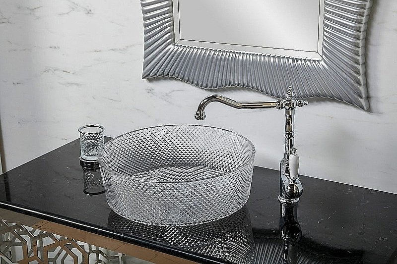 Зеркало Boheme NeoArt Soho 564 серебро в ванную от интернет-магазине сантехники Sanbest