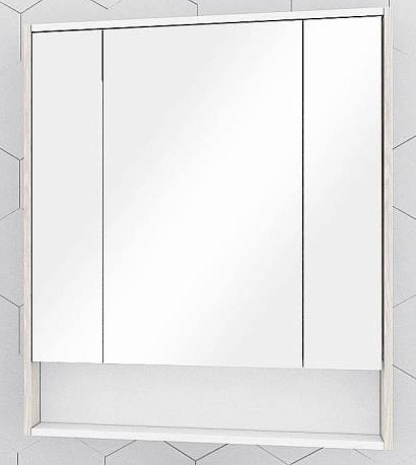 Зеркальный шкаф Акватон Рико 80 купить в интернет-магазине сантехники Sanbest