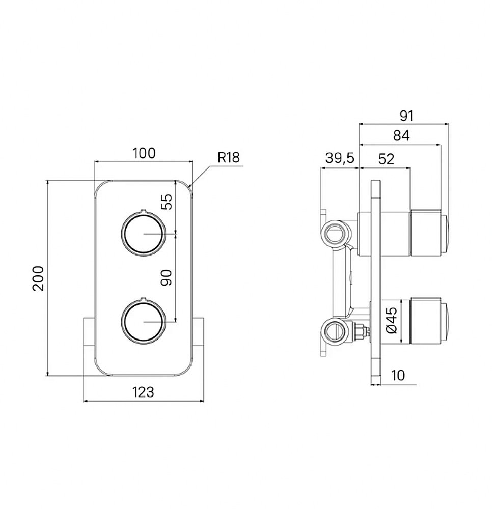 Смеситель для душа Iddis Slide SLISBBTi67 глянцевый хром купить в интернет-магазине сантехники Sanbest