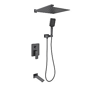 Душевая система Oliveeka D OL-939003-BGM оружейная сталь матовая купить в интернет-магазине сантехники Sanbest