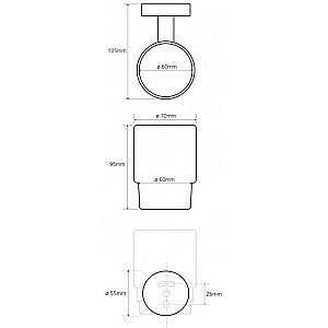 Набор аксессуаров Bemeta Omega 6 204601 хром купить в интернет-магазине сантехники Sanbest
