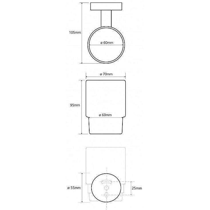 Набор аксессуаров Bemeta Omega 6 204601 хром купить в интернет-магазине сантехники Sanbest
