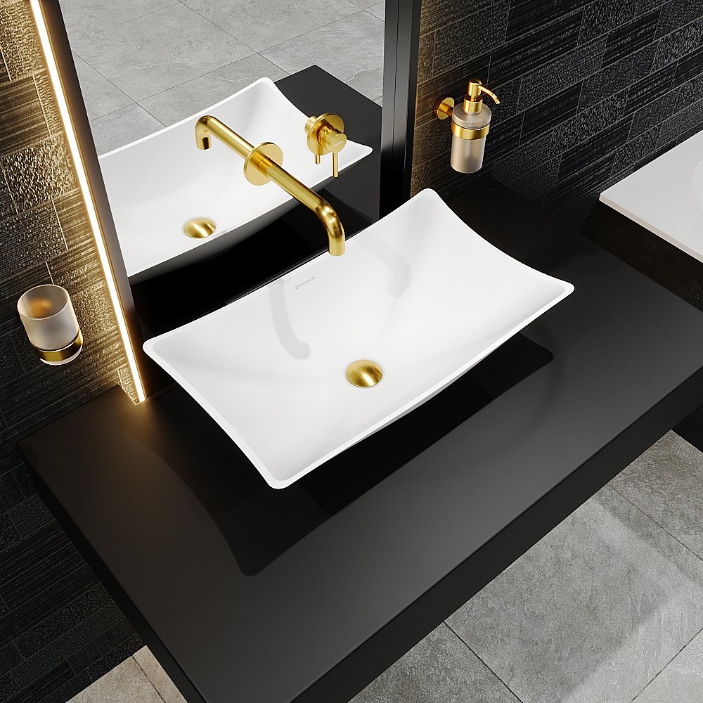 Раковина WhiteCross Coral 60х35 0739.060034.200 белая матовая купить в интернет-магазине Sanbest