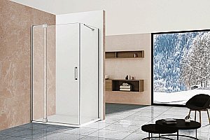 Душевой уголок Vincea Extra VSR-1E809080CL 80x90 стекло прозрачное/профиль хром купить в интернет-магазине Sanbest