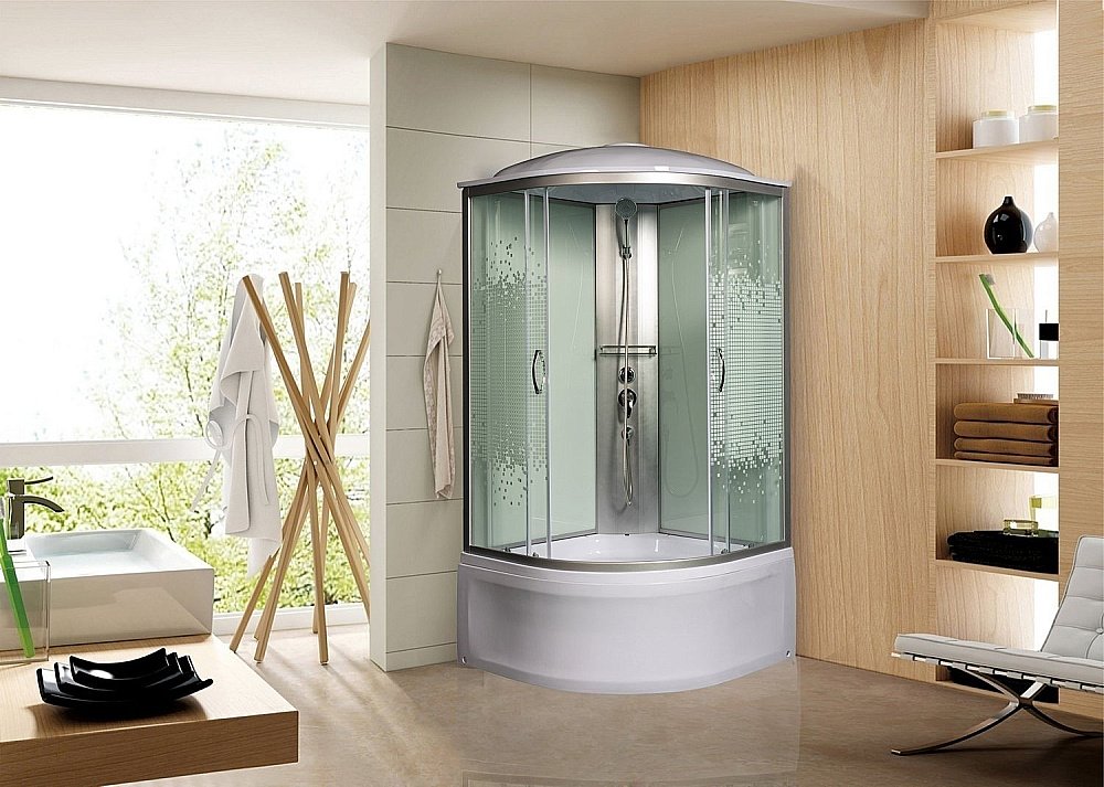Душевая кабина Мономах С МЗ 44 90x90 купить в интернет-магазине Sanbest