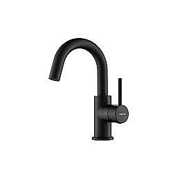 Смеситель для раковины Европа AQ1307MB черный матовый, без донного клапана купить в интернет-магазине сантехники Sanbest