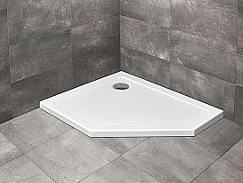 Душевой поддон Radaway Doros PT E 100x90 SDRPT1090-01L белый левый купить в интернет-магазине сантехники Sanbest