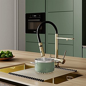 Смеситель для кухни Iddis Ace ACEMGFFi05 золото матовое купить в интернет-магазине сантехники Sanbest