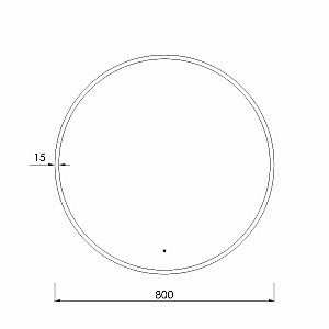 Зеркало Art&Max ASTI AM-Ast-800-DS-FNC-Gold в ванную от интернет-магазине сантехники Sanbest