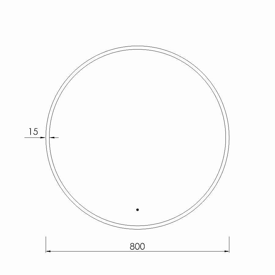 Зеркало Art&Max ASTI AM-Ast-800-DS-FNC-Gold в ванную от интернет-магазине сантехники Sanbest