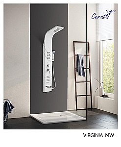 Душевая панель CeruttiSpa VIRGINIA MW CT9982 Белый Мрамор купить в интернет-магазине сантехники Sanbest